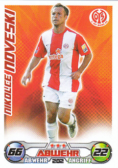 Nikolce Noveski 1. FSV Mainz 05 2009/10 Topps MA Bundesliga #202